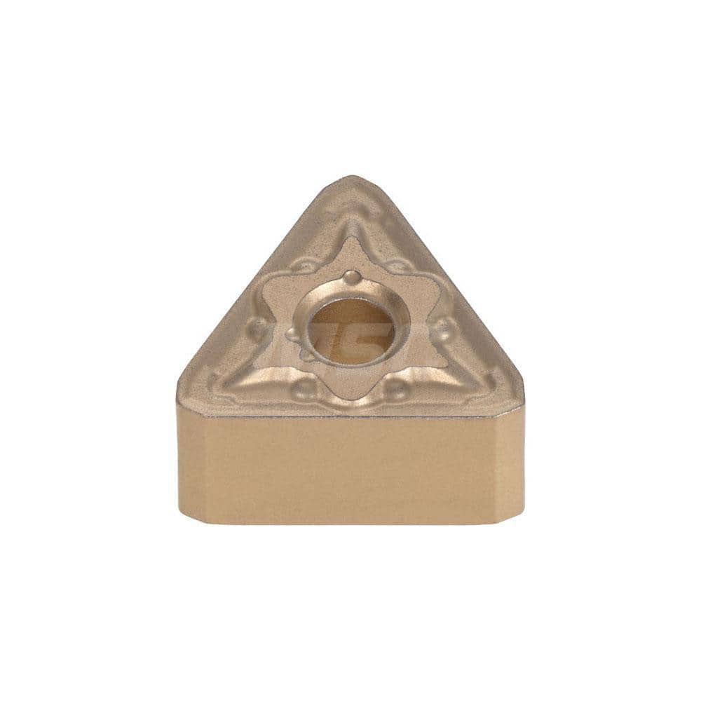 Turning Insert:  TNMG232ESW T9215,  Solid Carbide TiCN, Al2O3 & TiN Finish,  Neutral,  1/4″ Inscribed Circle,  0.0310″ Corner Radius,  60.0 &deg N/A Triangle,  Series  TNMG