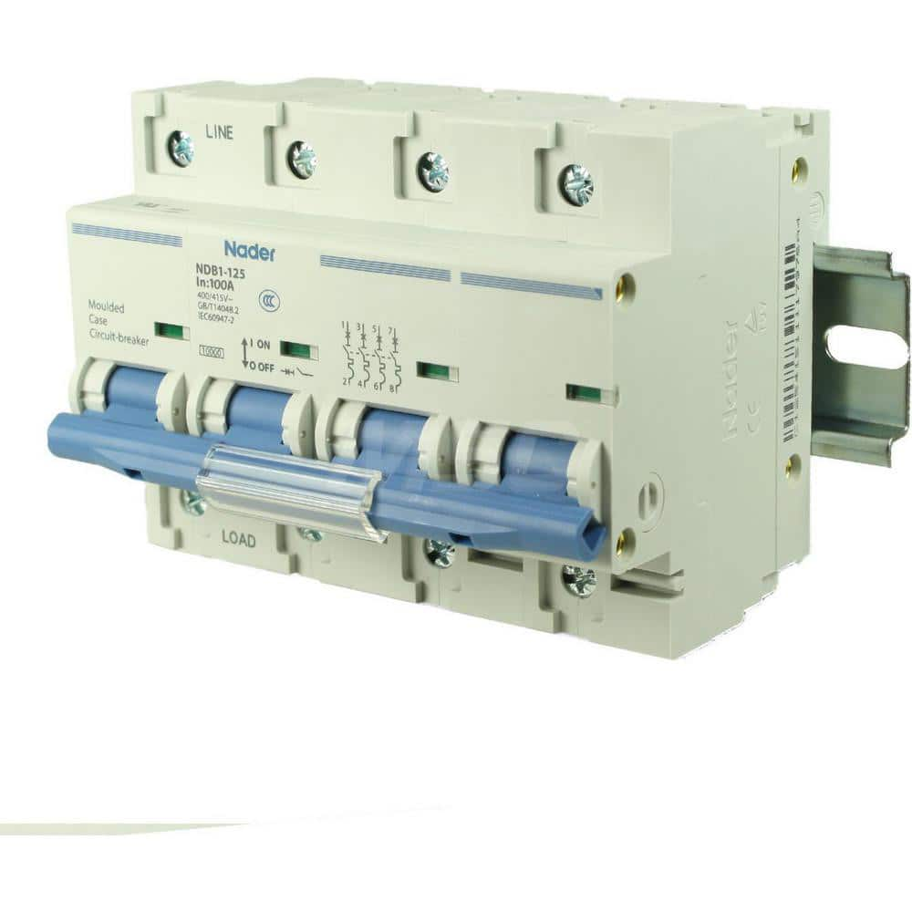 Circuit Breakers; Circuit Breaker Type: C60SP - Supplementary Protection; Milliamperage (mA): 100; 100000; Number of Poles: 4; Breaking Capacity: 10 kA; Tripping Mechanism: Thermal-Magnetic; Terminal Connection Type: Screw; Mounting Type: DIN Rail Mount;