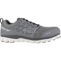 Work Boot: Size 15, Microfiber, Alloy Toe Gray, Wide Width, Non-Slip Sole