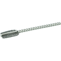 1/4″ Power Tube Brush, .005″ Stainless Steel Wire Fill, 9/16″ Brush Length - Americas Industrial Supply