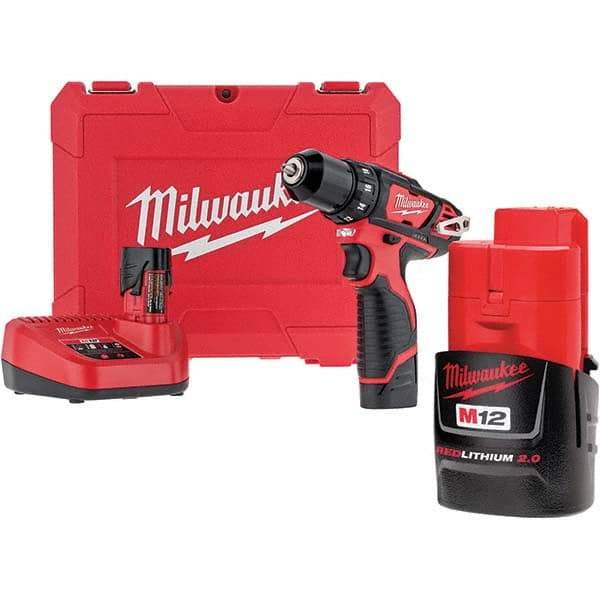 Milwaukee Tool - Cordless Drills Battery Voltage: 12 Battery Chemistry: Lithium-Ion - Americas Industrial Supply