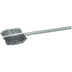1/2″ Power Tube Brush, .005″ Stainless Steel Wire Fill, 9/16″ Brush Length - Americas Industrial Supply