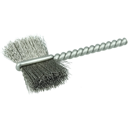 1″ Power Tube Brush, .005″ Stainless Steel Wire Fill, 5/8″ Brush Length - Americas Industrial Supply