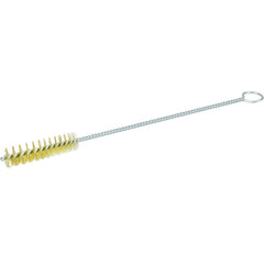 1/2″ Hand Tube Brush-0.004″ Brass, 2 Brush Length - Non-Sparking Wire Wheel - Americas Industrial Supply