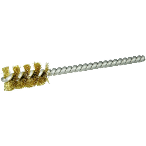 1/4″ Power Tube Brush-0.004″ Brass, 1 Brush Length - Non-Sparking Wire Wheel - Americas Industrial Supply