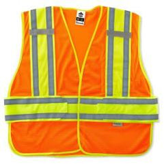 8240HL XL/2XL ORANGE EXPANDABLE VEST - Americas Industrial Supply