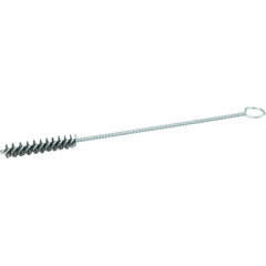 3/8″ Hand Tube Brush, .004″ Stainless Steel Fill, 2″ Brush Length - Americas Industrial Supply