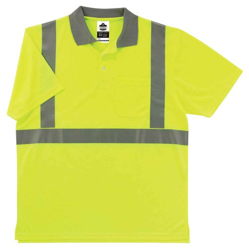 8295 3 XL Lime Polo Shirt Type R Class 2 - Americas Industrial Supply