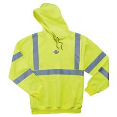 8393 S LIME HOODED SWEATSHIRT - Americas Industrial Supply