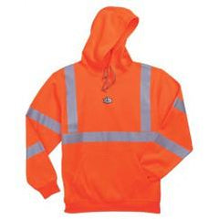 8393 S ORANGE HOODED SWEATSHIRT - Americas Industrial Supply