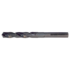 ‎1-1/16 RHS / RHC HSS 118 Degree Radial Point 1/2 Reduced Shank Silver & Deming Drill - Steam Oxide - Exact Industrial Supply