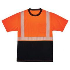 8280BK 5XL ORG/BLK PERF T-SHIRT - Americas Industrial Supply
