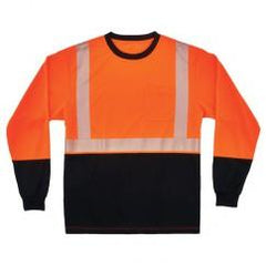 8281BK M ORG/BLK LG SLV T-SHIRT - Americas Industrial Supply