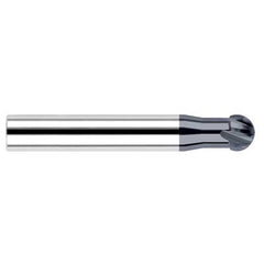 Undercutting End Mills - 0.1562″ (5/32″) Cutter Diameter × 0.5000″ (1/2″) Neck Length × 220° Carbide Undercutting End Mill, 4 Flutes, AlTiN Coated