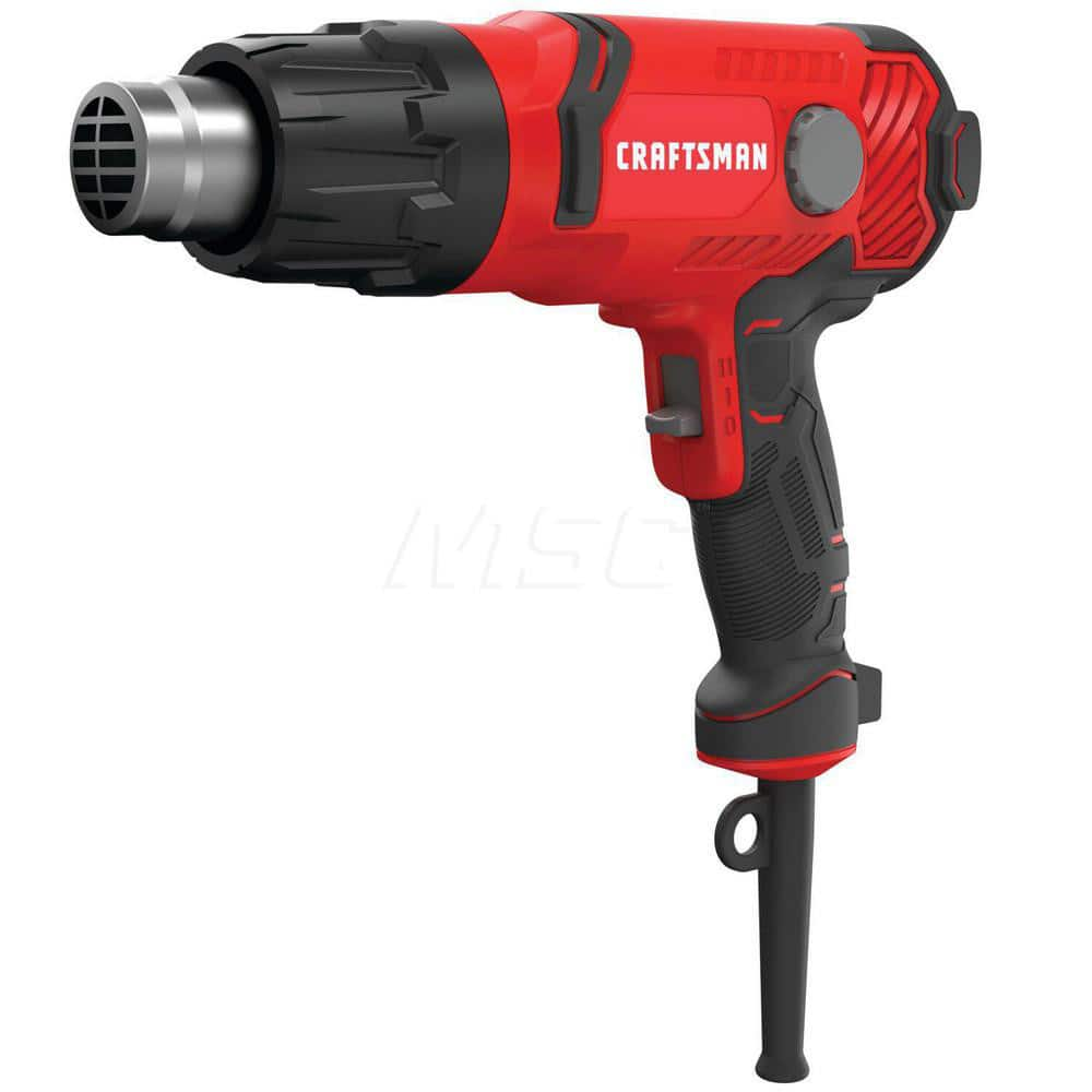 Heat Gun: 0 to 1200 °F 120V, 12.5A, 6' Cord