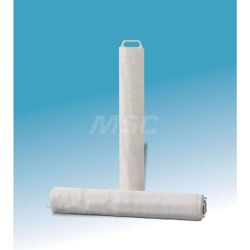 Plumbing Cartridge Filter: 6-1/2″ OD, 60″ Long, 40 micron, Polypropylene Reduces Particulate