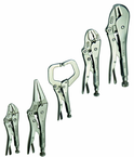 5 Piece - Assorted Jaw Locking Plier Set - Americas Industrial Supply