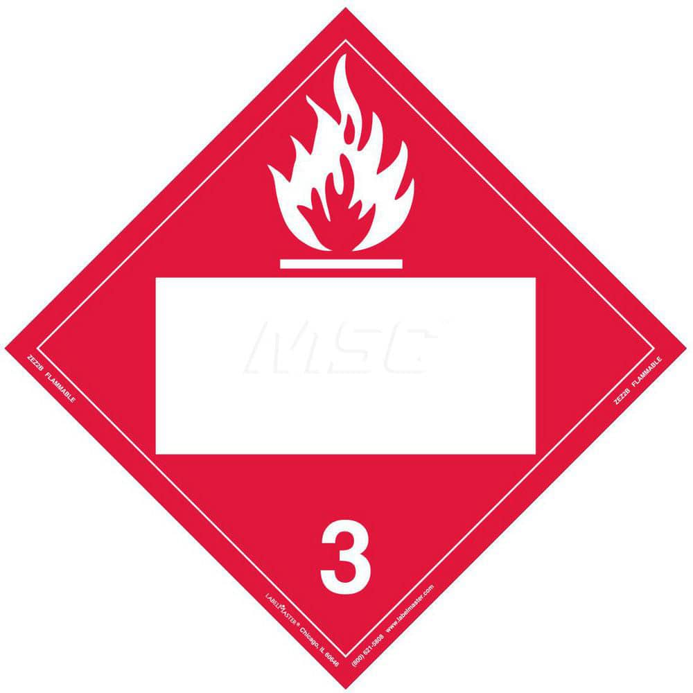 DOT Placards & Holders; Type: Placard; Legend: Flammable Liquid; Legend: Flammable Liquid; Material: Vinyl; Message or Graphic: Flammable Liquid; Legend Color: Red; Material: Vinyl; Compliance Specifications: DOT 49 CFR 172.519; Placard Coating: UV; Langu