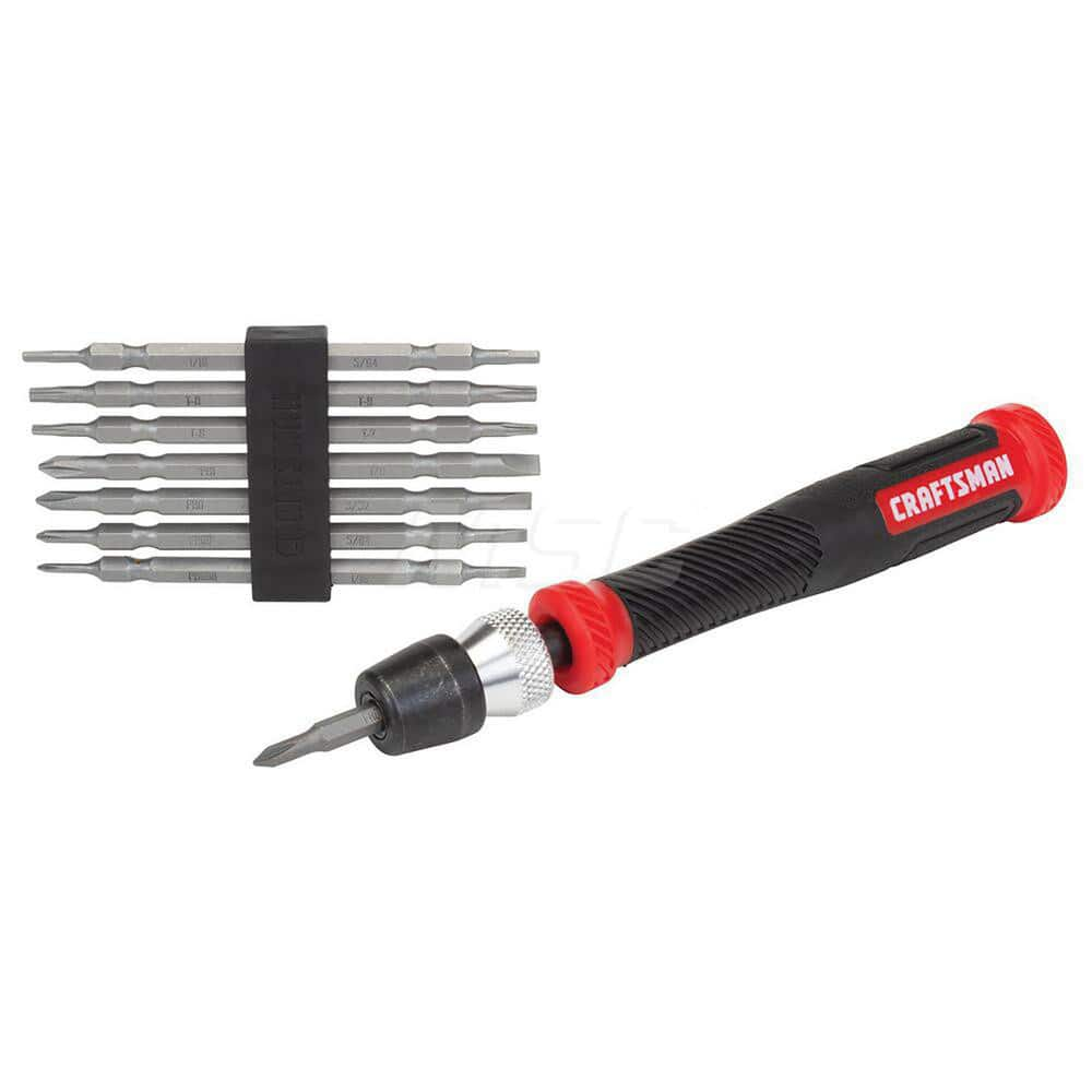 Screwdriver Set: 14 Pc, Philips, Square, Slotted & Torx