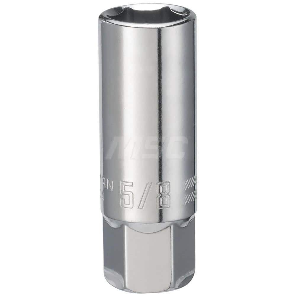 Hand Socket: 3/8″ Drive, 5/8″ Socket, 6-Point Chrome-Plated & Polished