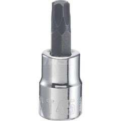 Hand Torx Bit Socket: 3/8″ Drive, T45 Torx Bit 1.9″ OAL