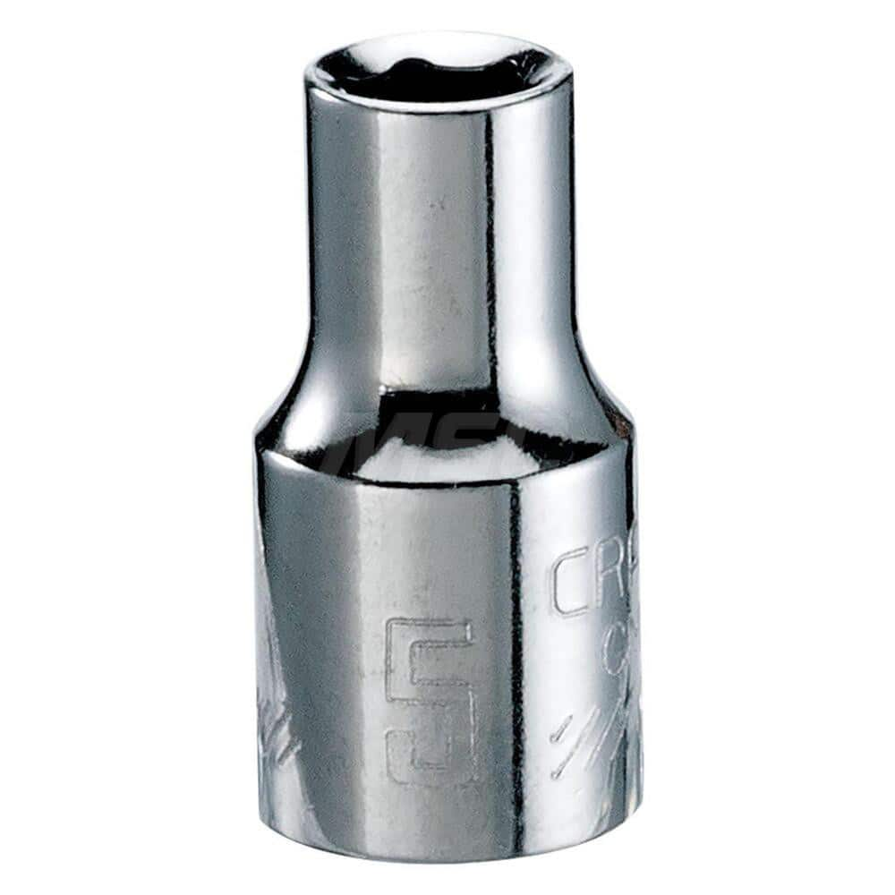 Hand Socket: 1/2″ Drive, 13/16″ Socket, 6-Point Chrome-Plated & Polished