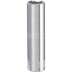 Hand Socket: 1/4″ Drive, 9 mm Socket, 6-Point Chrome-Plated & Polished