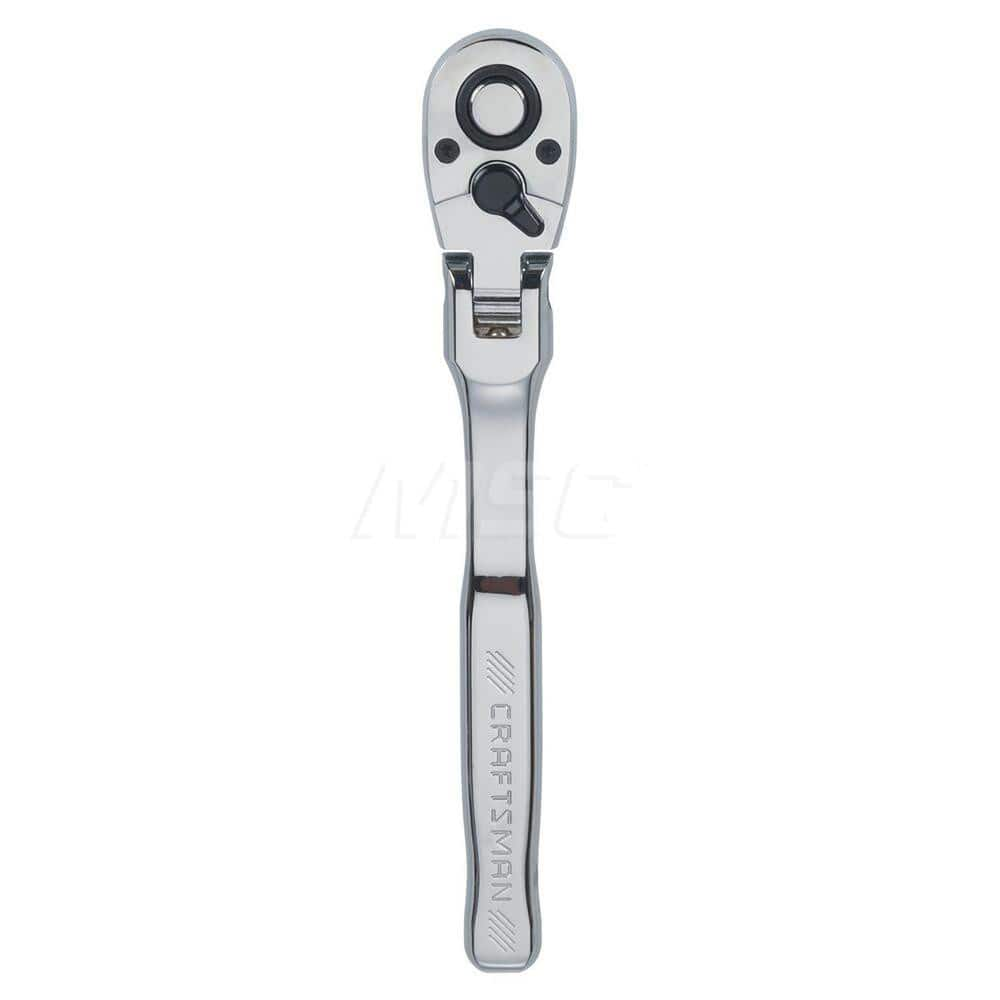 Ratchet: 1/2″ Drive, Pear Head 72 Gear Teeth, Full Polish Finish