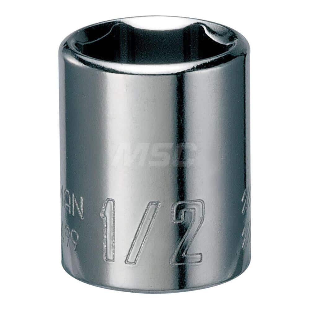 Hand Socket: 3/8″ Drive, 18 mm Socket, 12-Point Chrome-Plated & Polished