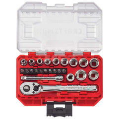 Combination Hand Tool Set: 1/4″ Drive