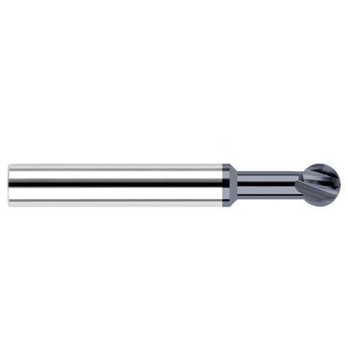 Undercutting End Mills - 0.5000″ (1/2″) Cutter Diameter × 1.0000″ (1″) Neck Length × 270° Carbide Undercutting End Mill, 4 Flutes, AlTiN Coated