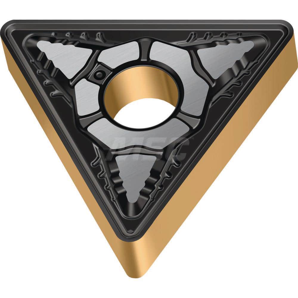 Turning Insert:  TNMG666-RP5 WPP30G,  Solid Carbide TiCN, Al2O3 & TiN Finish,  Neutral,  1.2990″ Long,  3/4″ Inscribed Circle,  0.0940″ Corner Radius,  60.0 &deg N/A Triangle,  Series  TNMG