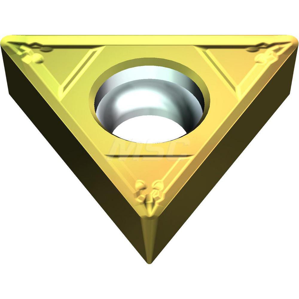 Turning Insert:  TCMT2152ELB T2500Z,  Cermet AlN Finish,  Neutral,  0.4331″ Long,  1/4″ Inscribed Circle,  0.0315″ Corner Radius,  60.0 &deg N/A Triangle,  Series  T2500Z