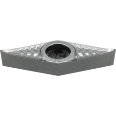 Turning Insert:  VCGT220530NAG H1,  Solid Carbide Uncoated Finish,  Neutral,  0.8701″ Long,  1/2″ Inscribed Circle,  0.1181″ Corner Radius,  35.0 &deg N/A Diamond,  Series  H1