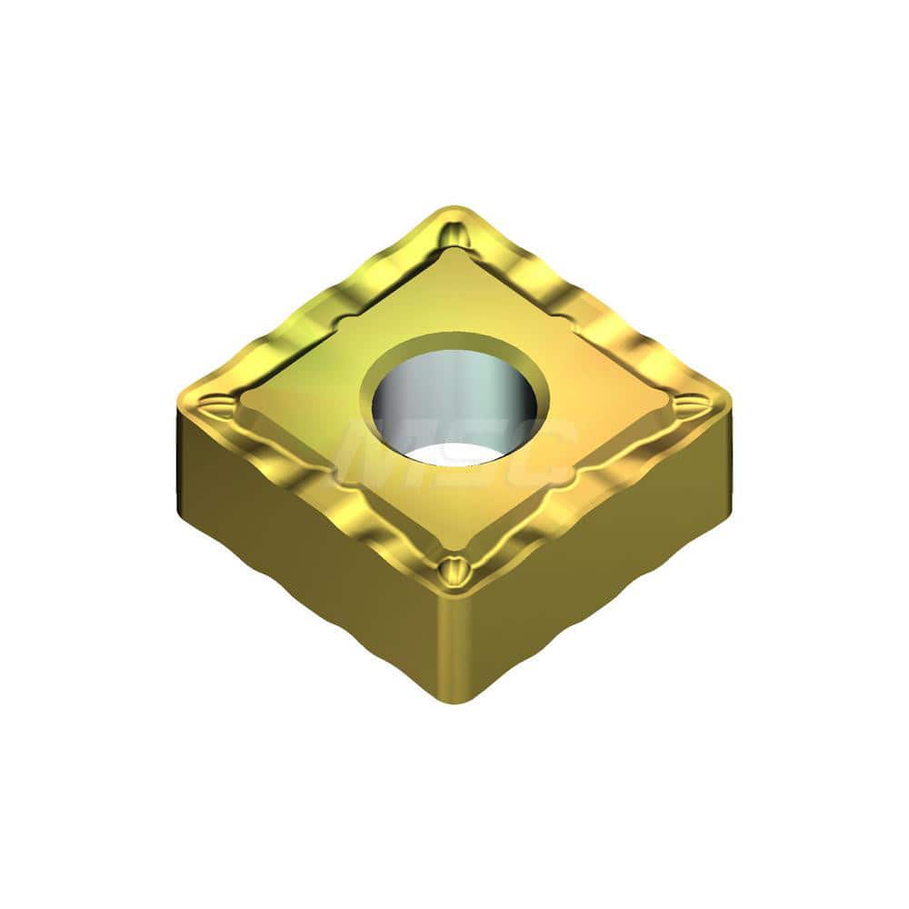 Turning Insert:  SNMG432ESX T2500Z,  Cermet AlN Finish,  Neutral,  0.5000″ Long,  1/2″ Inscribed Circle,  0.0315″ Corner Radius,  90.0 &deg N/A Square,  Series  T2500Z