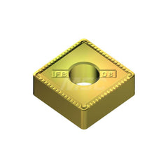 Turning Insert:  SNMG431EFB T1500Z,  Cermet AlN Finish,  Neutral,  0.5000″ Long,  1/2″ Inscribed Circle,  0.0157″ Corner Radius,  90.0 &deg N/A Square,  Series  T1500Z