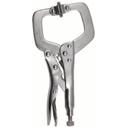 LOCKNG C-CLAMP W/SWIVEL PAD 11″ - Americas Industrial Supply