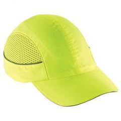 8960 LONG BRIM LIME BUMP CAP W/ LED - Americas Industrial Supply