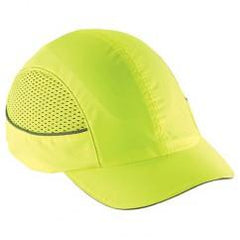 8960 SHORT BRIM LIME BUMP CAP W/LED - Americas Industrial Supply