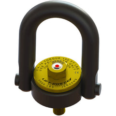 Center-Pull Hoist Ring with Standard U-Bar, 4,200  kg Load Capacity, M24 × 3.0 Thread Size