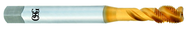 M18 x 2.5 Dia. - 6H - 4 FL - HSS - TiN - Modified Bottom Spiral Flute Tap - Americas Industrial Supply