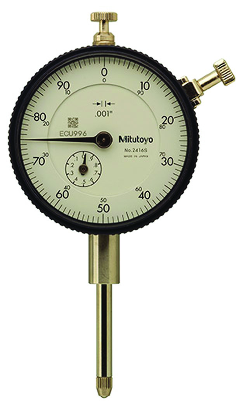 1" Total Range - 0-100 Dial Reading - AGD 2 Dial Indicator - Americas Industrial Supply