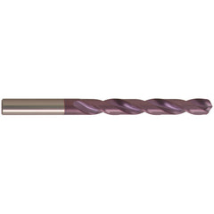 1/8″ Dia. × 3.17 mm Shank × 36 mm Flute Length × 65 mm OAL, Jobber, 118°, nano-FIREX, 2 Flute, External Coolant, Round Solid Carbide Drill