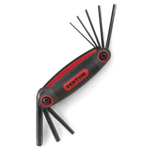 8PC FOLDING HEX KEY WRENCH SET MM - Americas Industrial Supply