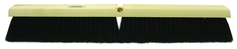 18" - Black Fine Sweeping Broom Without Handle - Americas Industrial Supply