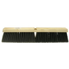 18″ - Black Medium Sweeping Broom Without Handle - Americas Industrial Supply