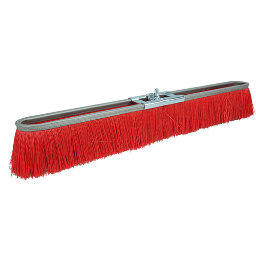 18″ Vortec Pro Medium Sweep Strip Broom, Red Polypropylene Fill - Americas Industrial Supply