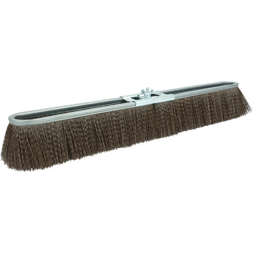 18″ Vortec Pro Coarse Sweep Strip Broom, Brown Polypropylene Fill - Americas Industrial Supply