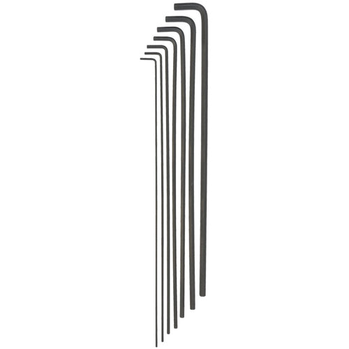 7PC 12″ LONG HEX END L-WRENCH SET - Americas Industrial Supply