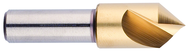 1/2" Size-1/4 Shank-82°-HSS Single Flute Countersink - Americas Industrial Supply